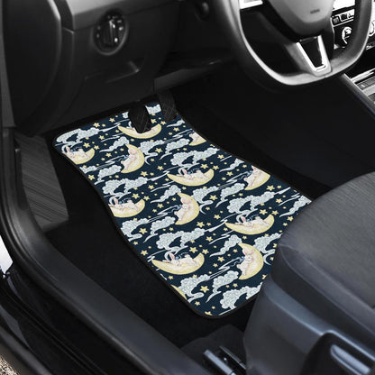 Rabbit Sleeping Pattern Print Design RB08 Car Floor Mats-JORJUNE.COM