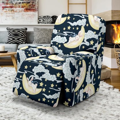 Rabbit Sleeping Pattern Print Design RB08 Recliner Slipcover-JORJUNE.COM