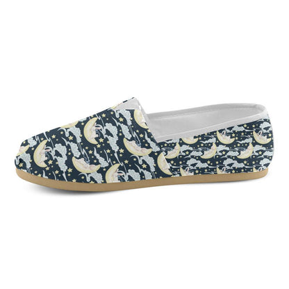Rabbit Sleeping Pattern Print Design RB08 Women Casual Shoes-JorJune.com