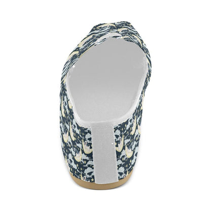 Rabbit Sleeping Pattern Print Design RB08 Women Casual Shoes-JorJune.com