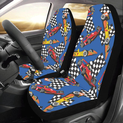 Racing Pattern Print Design A01 Car Seat Covers (Set of 2)-JORJUNE.COM