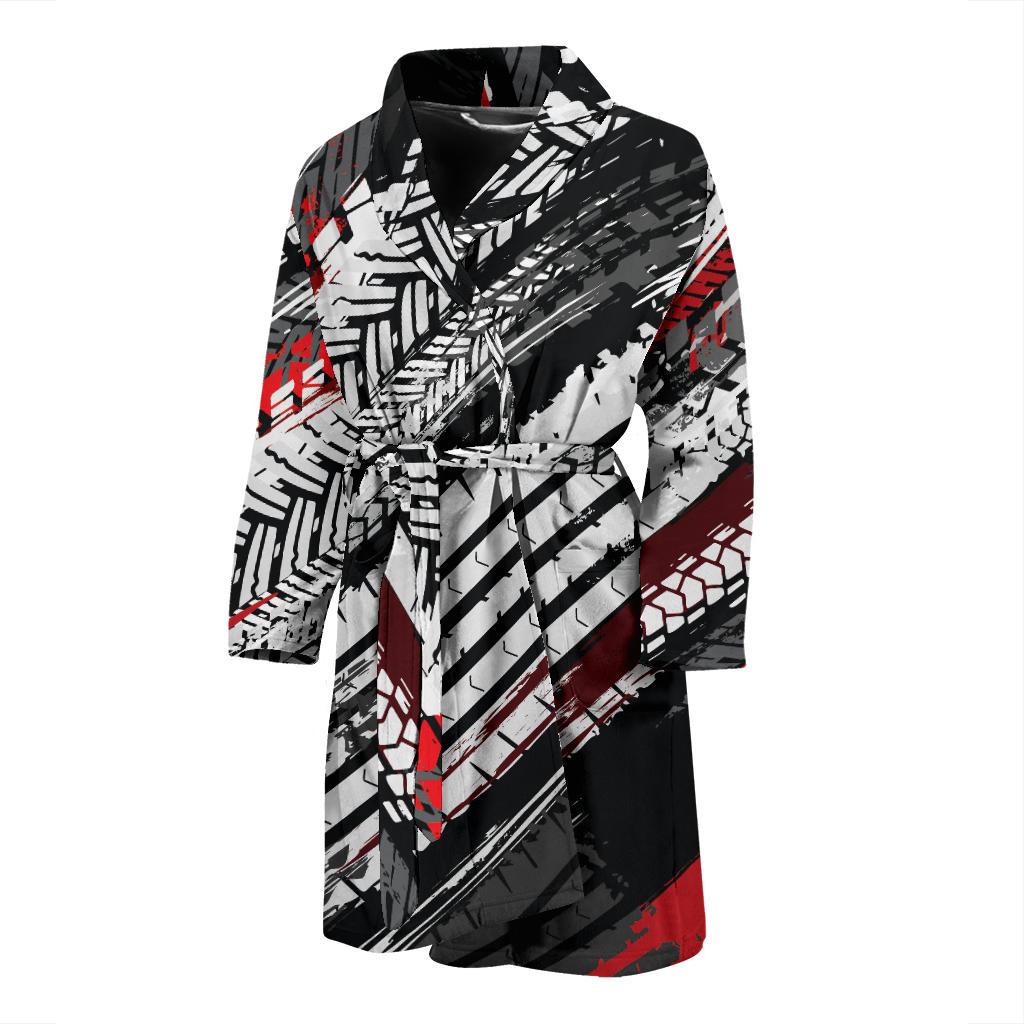 Racing Pattern Print Design A03 Men Bathrobe-JORJUNE.COM