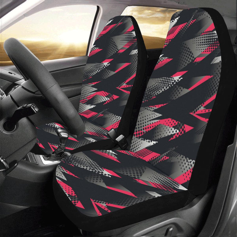 Racing Style Pattern Print Design A04 Car Seat Covers (Set of 2)-JORJUNE.COM