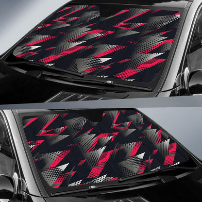 Racing Style Pattern Print Design A04 Car Sun Shades-JORJUNE.COM
