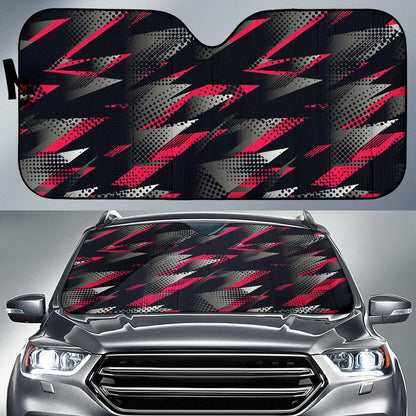 Racing Style Pattern Print Design A04 Car Sun Shades-JORJUNE.COM