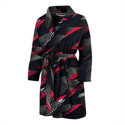 Racing Style Pattern Print Design A04 Men Bathrobe-JORJUNE.COM