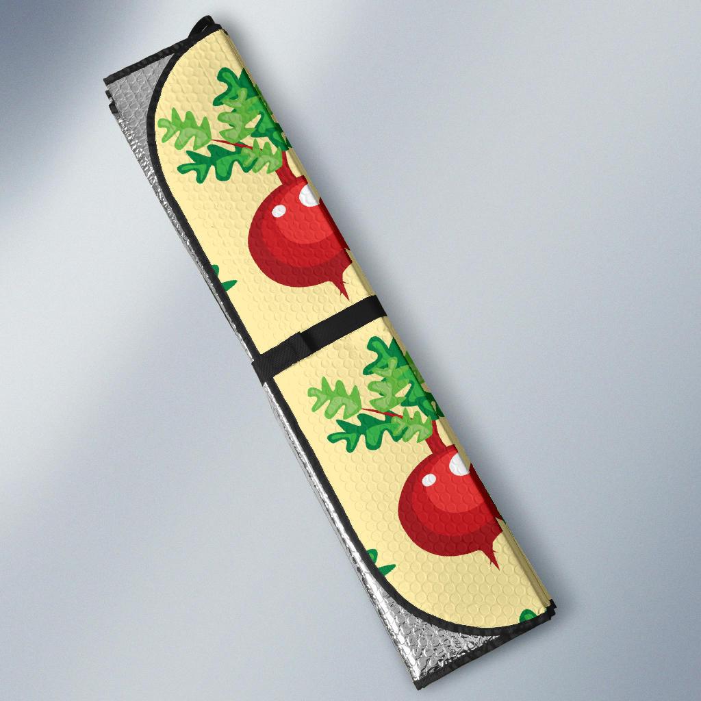 Radish Pattern Print Design A02 Car Sun Shades-JORJUNE.COM