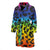 Rainbow Leopard Pattern Print Design A01 Men Bathrobe-JORJUNE.COM