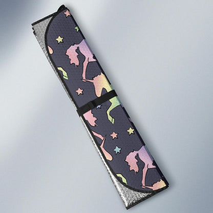 Rainbow Pattern Print Design A05 Car Sun Shades-JORJUNE.COM
