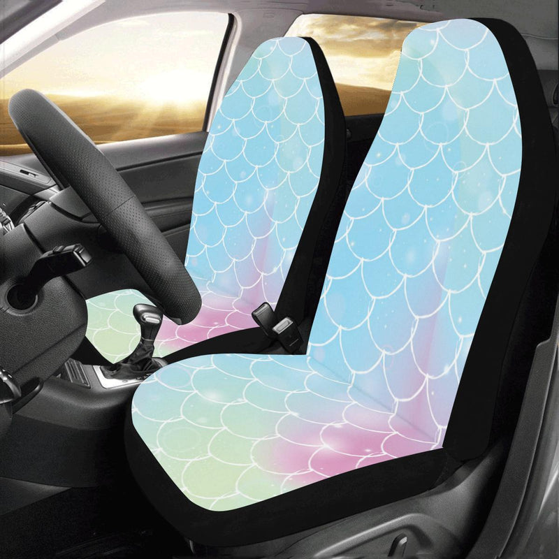 Rainbow Pattern Print Design A06 Car Seat Covers (Set of 2)-JORJUNE.COM