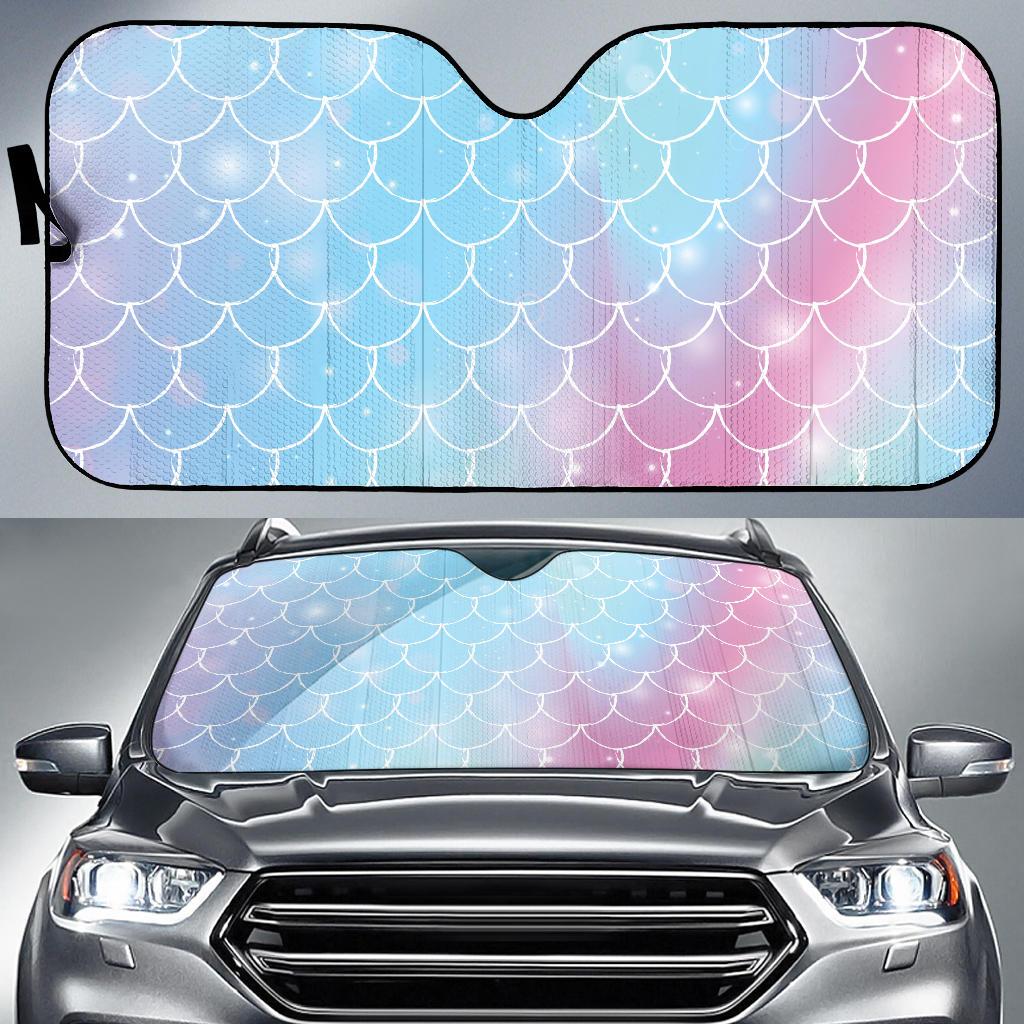 Rainbow Pattern Print Design A06 Car Sun Shades-JORJUNE.COM