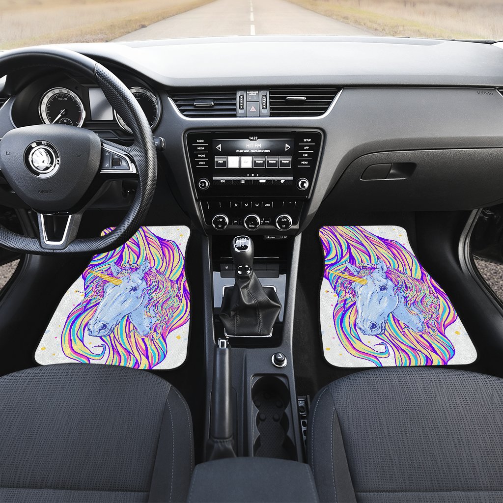 Rainbow Unicorn Car Floor Mats