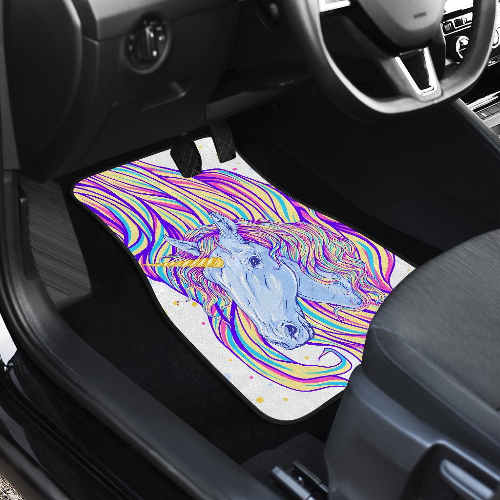 Rainbow Unicorn Car Floor Mats