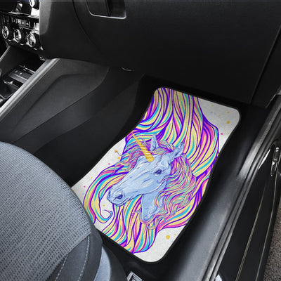 Rainbow Unicorn Car Floor Mats