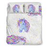 Rainbow Unicorn Duvet Cover Bedding Set