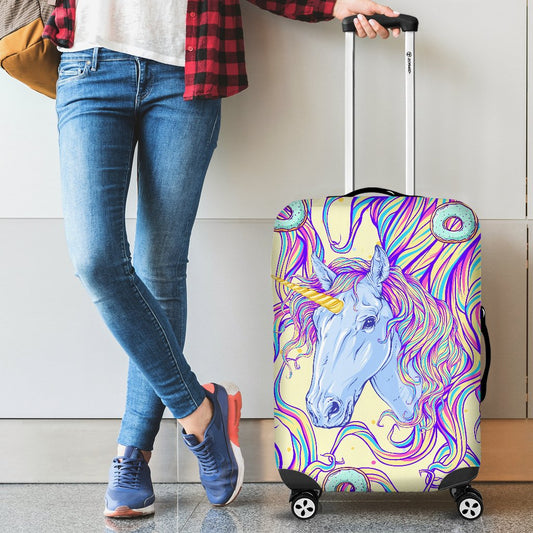 Rainbow Unicorn Luggage Cover Protector