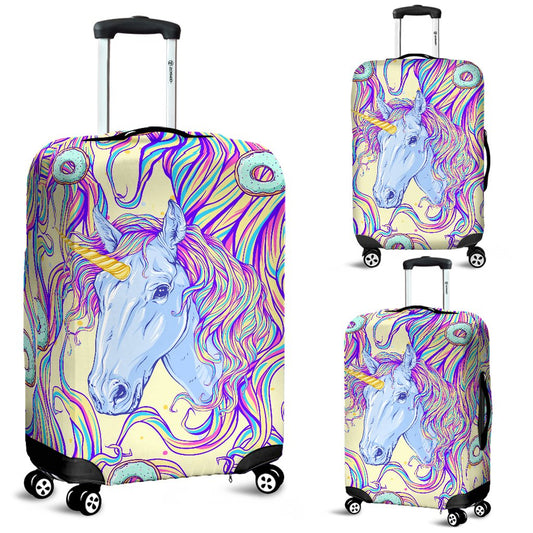 Rainbow Unicorn Luggage Cover Protector