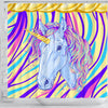 Rainbow Unicorn Shower Curtain