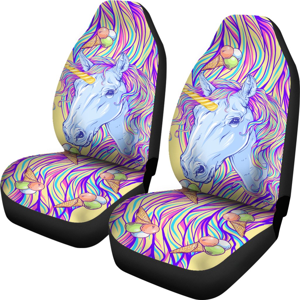 Rainbow Unicorn Universal Fit Car Seat Covers
