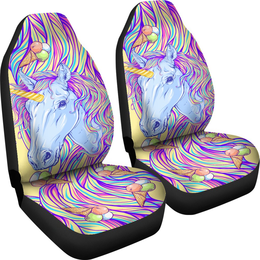 Rainbow Unicorn Universal Fit Car Seat Covers
