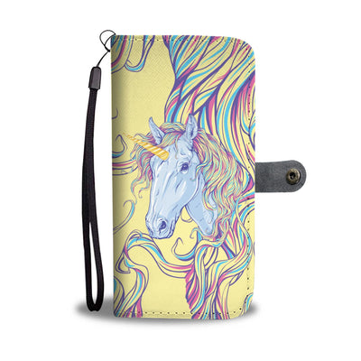 Rainbow Unicorn Wallet Phone Case