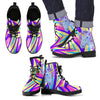 Rainbow Unicorn Women & Men Leather Boots