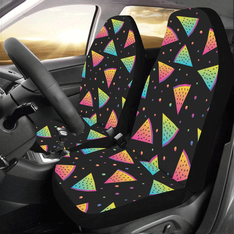 Rainbow Watermelon Pattern Print Design A04 Car Seat Covers (Set of 2)-JORJUNE.COM