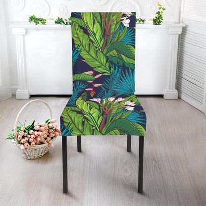 Rainforest Pattern Print Design RF01 Dining Chair Slipcover-JORJUNE.COM