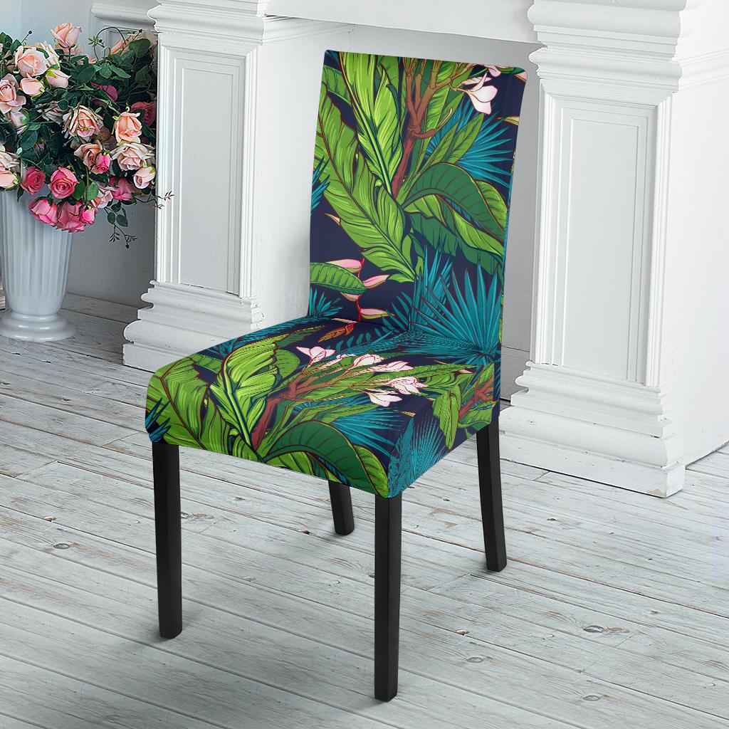 Rainforest Pattern Print Design RF01 Dining Chair Slipcover-JORJUNE.COM