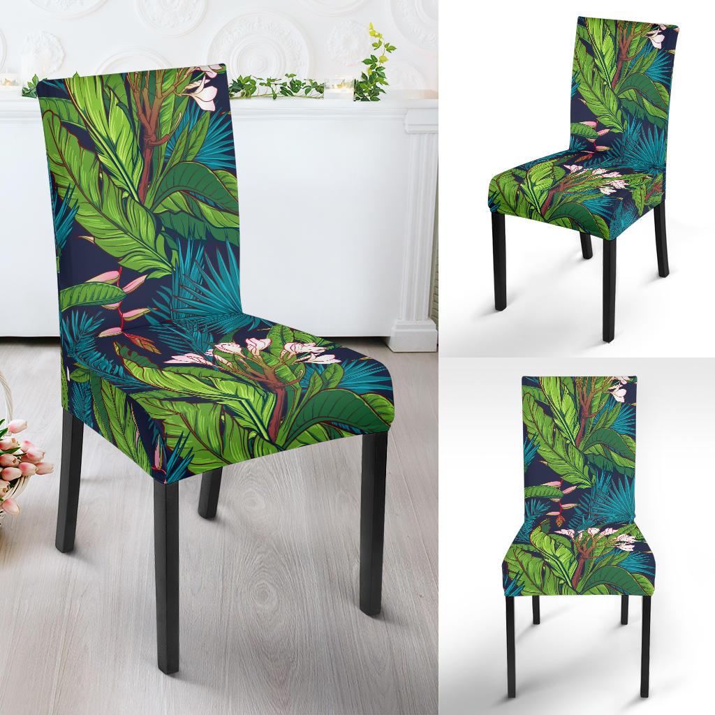 Rainforest Pattern Print Design RF01 Dining Chair Slipcover-JORJUNE.COM