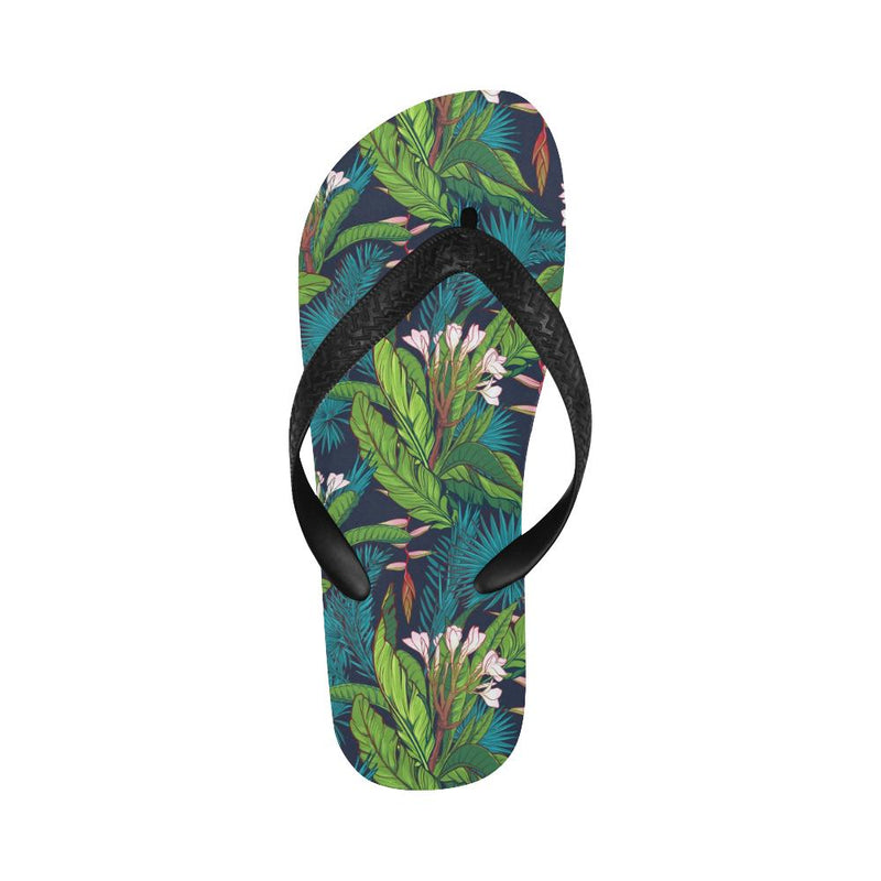 Rainforest Pattern Print Design RF01 Flip Flops-JorJune