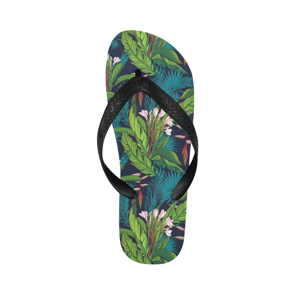 Rainforest Pattern Print Design RF01 Flip Flops-JorJune