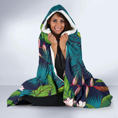 Rainforest Pattern Print Design RF01 Hooded Blanket-JORJUNE.COM