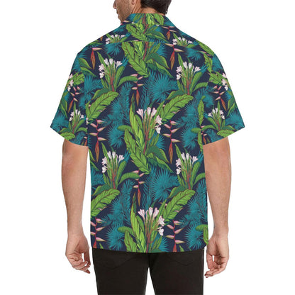 Rainforest Pattern Print Design RF01 Men Hawaiian Shirt-JorJune