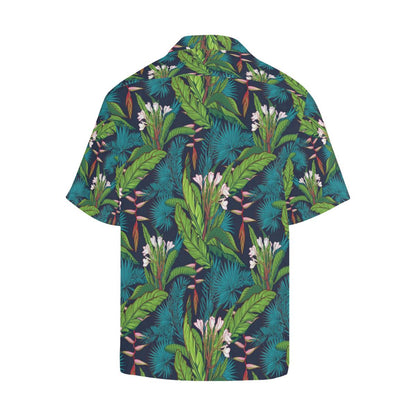 Rainforest Pattern Print Design RF01 Men Hawaiian Shirt-JorJune
