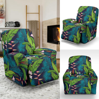 Rainforest Pattern Print Design RF01 Recliner Slipcover-JORJUNE.COM