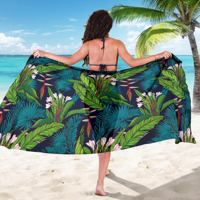 Rainforest Pattern Print Design RF01 Sarong Pareo Wrap-JORJUNE.COM