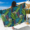 Rainforest Pattern Print Design RF01 Sarong Pareo Wrap-JORJUNE.COM