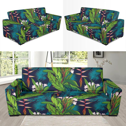 Rainforest Pattern Print Design RF01 Sofa Slipcover-JORJUNE.COM