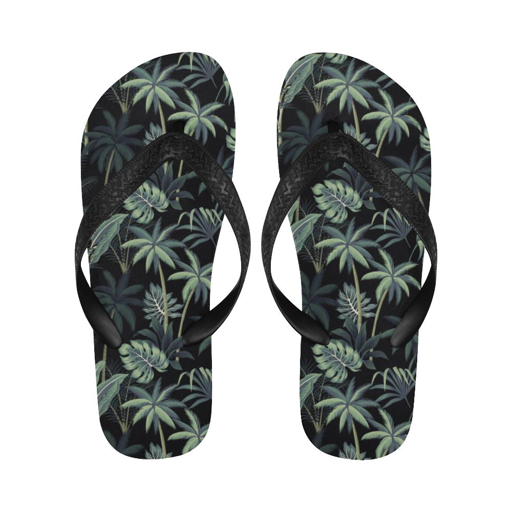 Rainforest Pattern Print Design RF02 Flip Flops-JorJune