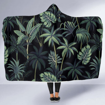 Rainforest Pattern Print Design RF02 Hooded Blanket-JORJUNE.COM