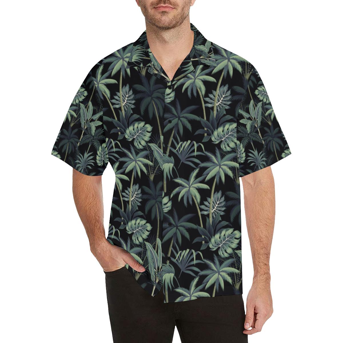 Rainforest Pattern Print Design RF02 Men Hawaiian Shirt-JorJune