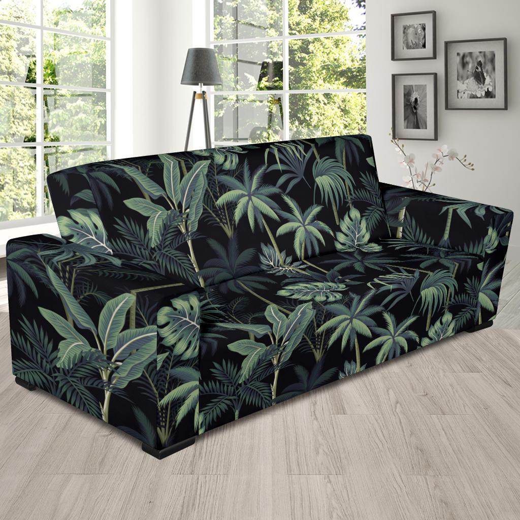 Rainforest Pattern Print Design RF02 Sofa Slipcover-JORJUNE.COM