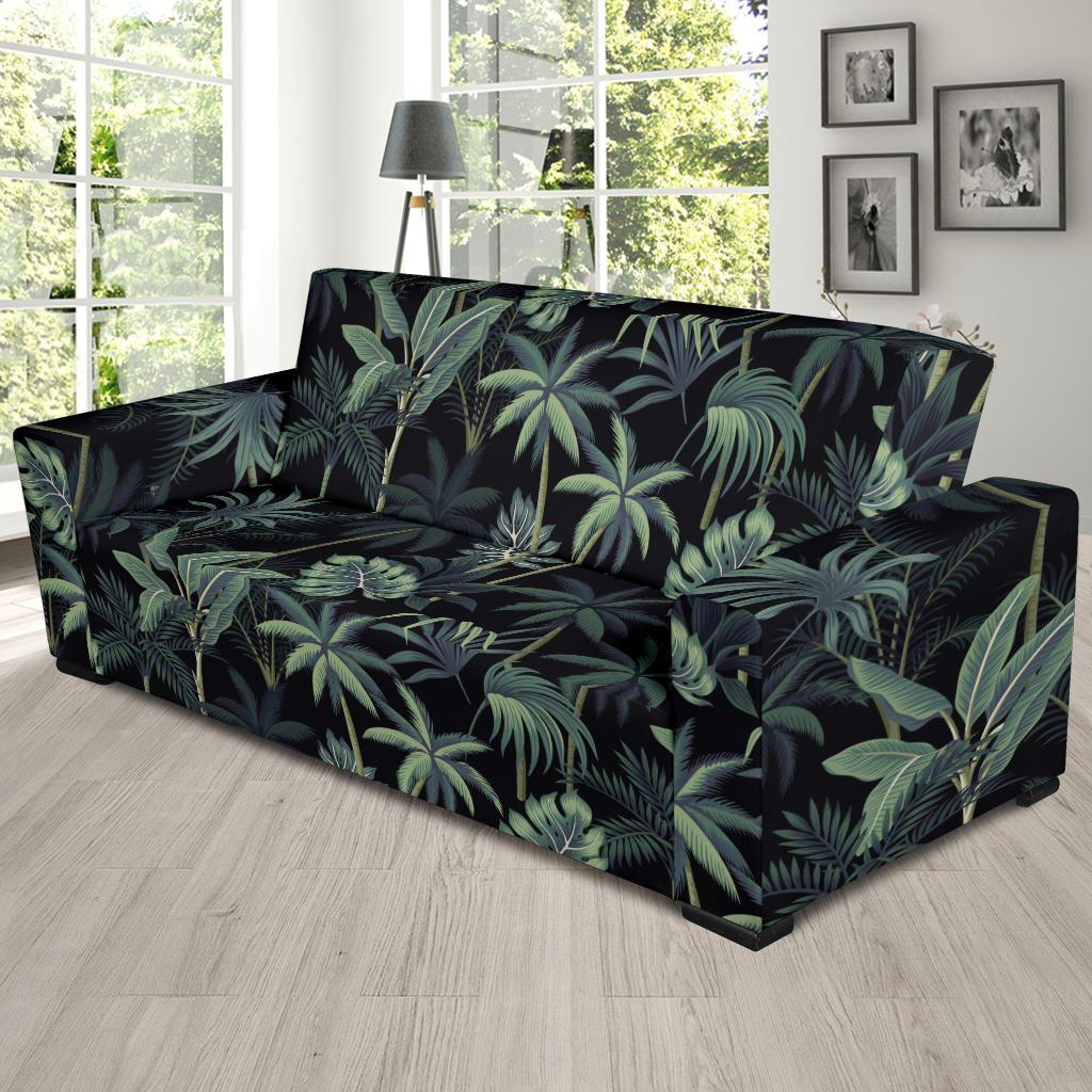 Rainforest Pattern Print Design RF02 Sofa Slipcover-JORJUNE.COM