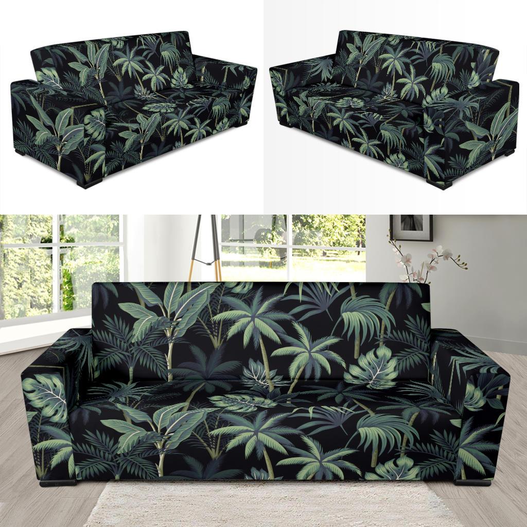 Rainforest Pattern Print Design RF02 Sofa Slipcover-JORJUNE.COM