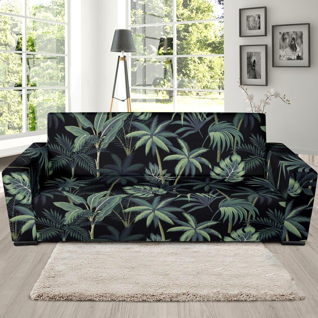 Rainforest Pattern Print Design RF02 Sofa Slipcover-JORJUNE.COM