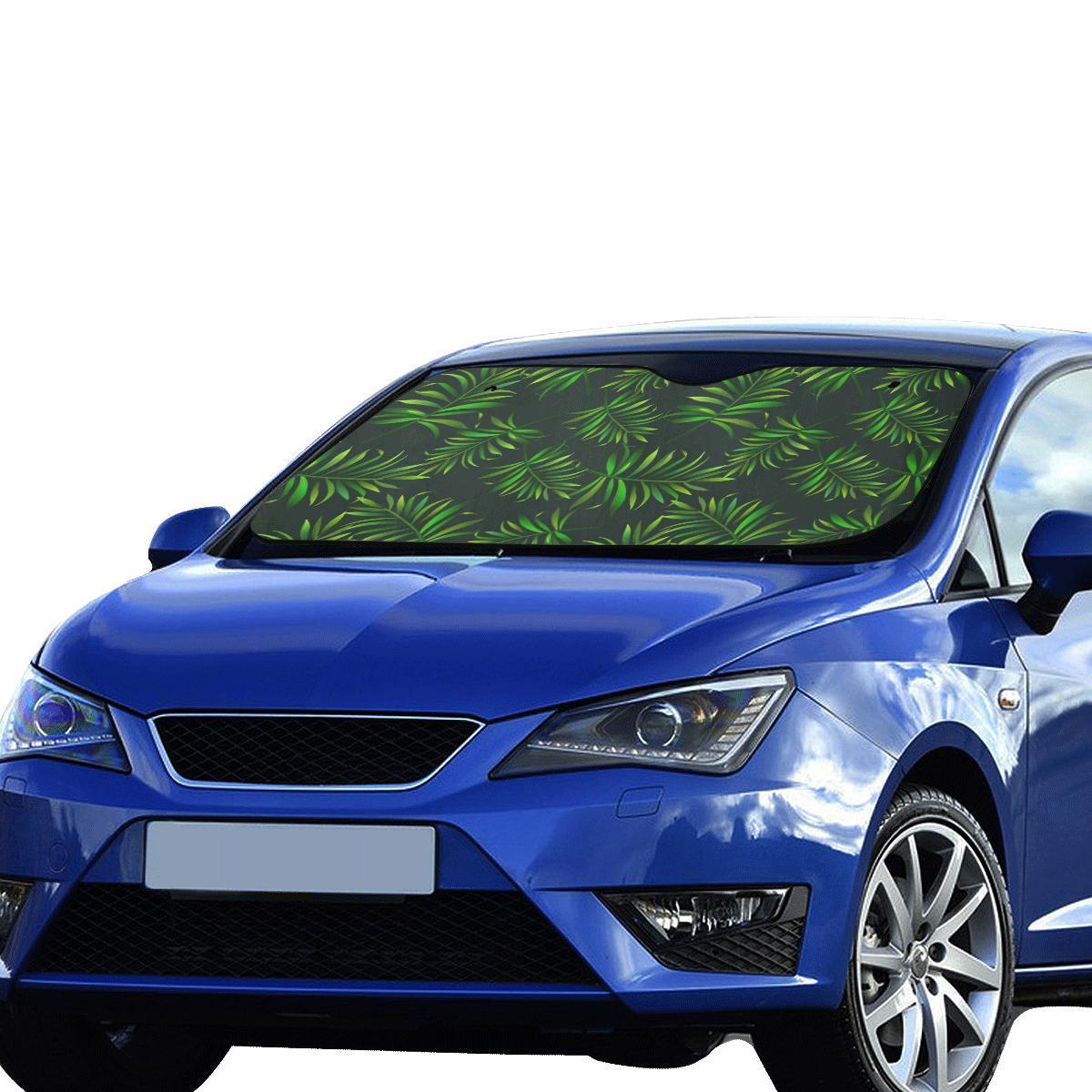 Rainforest Pattern Print Design RF03 Car Sun Shade-JorJune