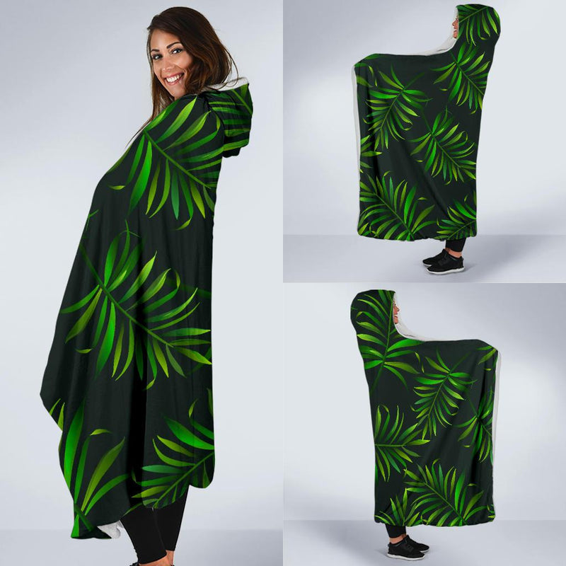 Rainforest Pattern Print Design RF03 Hooded Blanket-JORJUNE.COM