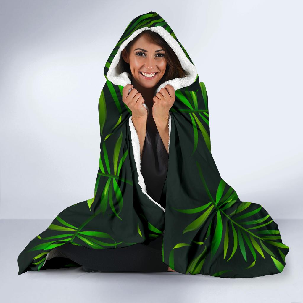 Rainforest Pattern Print Design RF03 Hooded Blanket-JORJUNE.COM