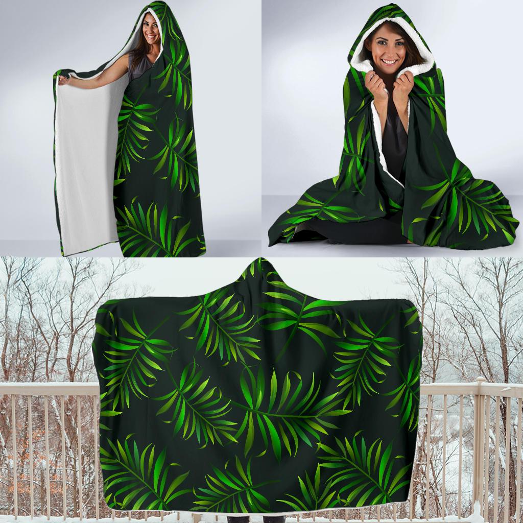 Rainforest Pattern Print Design RF03 Hooded Blanket-JORJUNE.COM